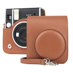 Full Body Camera Retro PU Leather Case Bag with Strap for FUJIFILM instax mini 40, For FUJIFILM instax mini 40