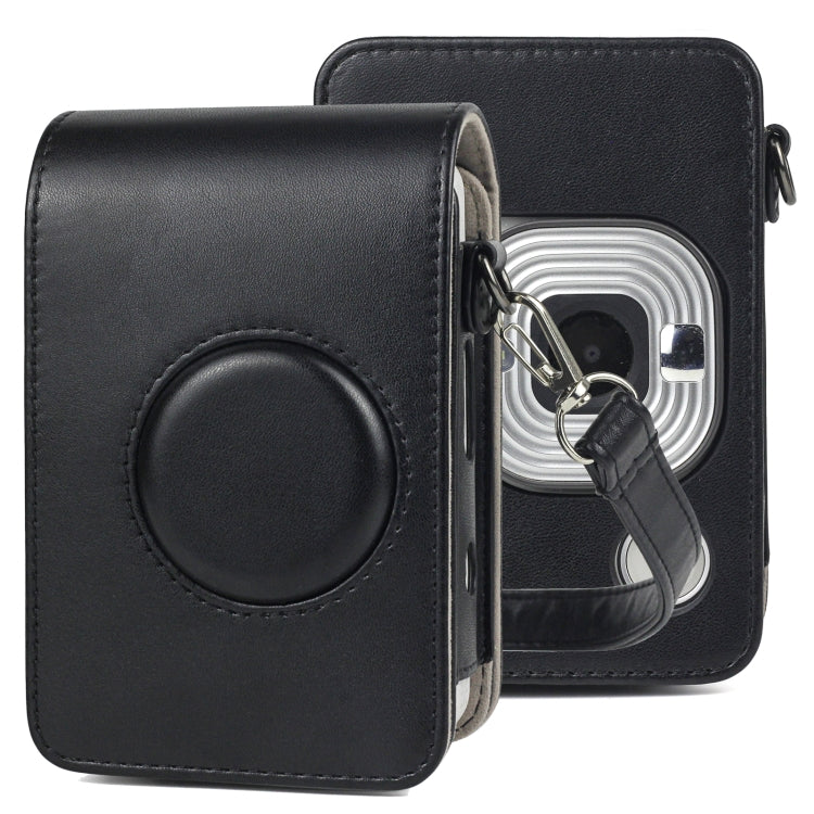 Full Body Camera Retro PU Leather Case Bag with Strap for FUJIFILM instax mini Liplay, For FUJIFILM instax mini Liplay