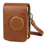 Full Body Camera Retro PU Leather Case Bag with Strap for FUJIFILM instax mini Liplay, For FUJIFILM instax mini Liplay
