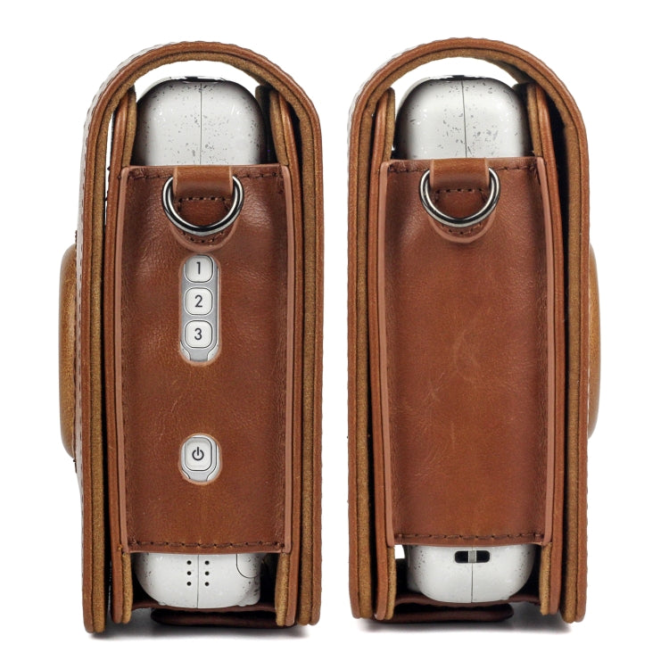 Full Body Camera Retro PU Leather Case Bag with Strap for FUJIFILM instax mini Liplay, For FUJIFILM instax mini Liplay