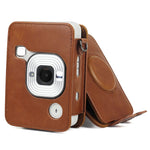 Full Body Camera Retro PU Leather Case Bag with Strap for FUJIFILM instax mini Liplay, For FUJIFILM instax mini Liplay