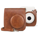 Retro Full Body PU Leather Case Camera  Bag with Strap for FUJIFILM instax mini 7+, For FUJIFILM instax mini 7+