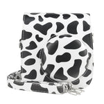 Milk Cow Full Body PU Leather Case Camera  Bag with Strap for FUJIFILM instax mini 7+, Milk Cow