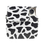 Milk Cow Full Body PU Leather Case Camera  Bag with Strap for FUJIFILM instax mini 7+, Milk Cow