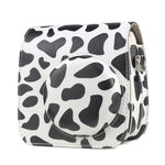 Milk Cow Full Body PU Leather Case Camera  Bag with Strap for FUJIFILM instax mini 7+, Milk Cow