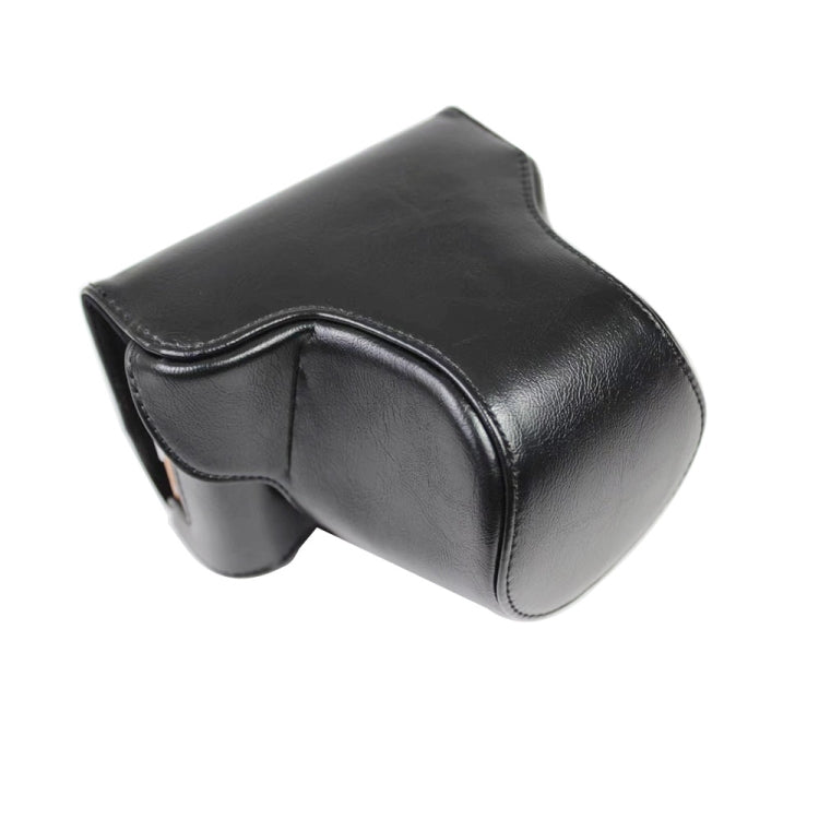 PU Leather Camera Full Body Case Bag with Strap for FUJIFILM X-A7 / X-A20 (15-55mm Lens), For FUJI X-A7