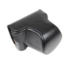 PU Leather Camera Full Body Case Bag with Strap for FUJIFILM X-A7 / X-A20 (15-55mm Lens), For FUJI X-A7