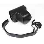 PU Leather Camera Full Body Case Bag with Strap for FUJIFILM X-A7 / X-A20 (15-55mm Lens), For FUJI X-A7