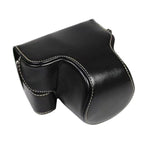 Full Body Camera PU Leather Case Bag for Sony LCE-7C / Alpha 7C / A7C 28-60mm / 40.5mm Lens, For Sony A7C