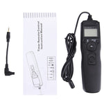 RST-7002 LCD Screen Time Lapse Intervalometer Shutter Release Digital Timer Remote Controller with C8 Cable for CANON 1D/1DS/50D/40D/30D/20D/10D/5D/7D Camera, RST-7002