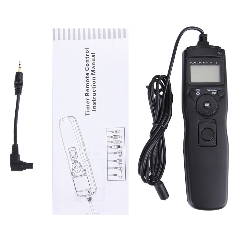RST-7002 LCD Screen Time Lapse Intervalometer Shutter Release Digital Timer Remote Controller with C8 Cable for CANON 1D/1DS/50D/40D/30D/20D/10D/5D/7D Camera, RST-7002