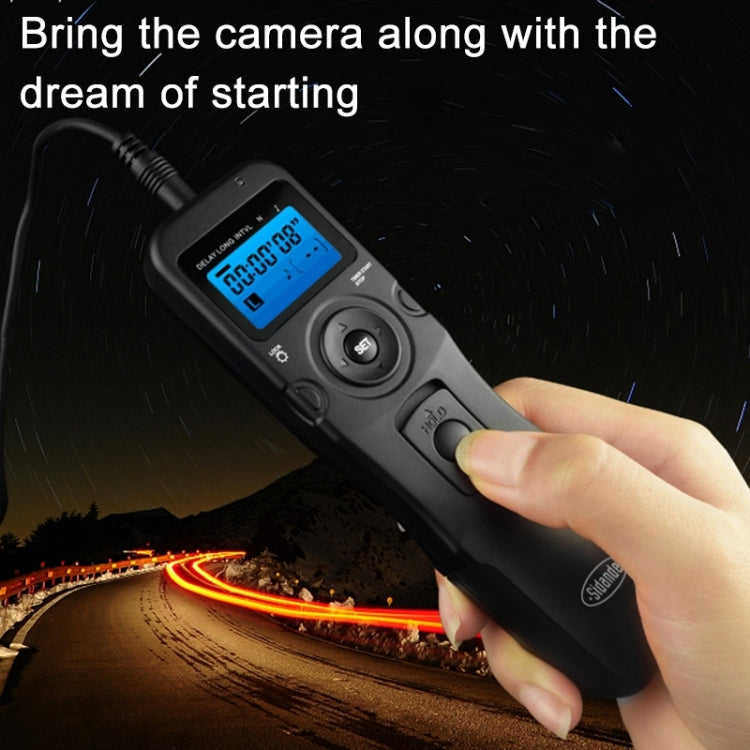 RST-7002 LCD Screen Time Lapse Intervalometer Shutter Release Digital Timer Remote Controller with C8 Cable for CANON 1D/1DS/50D/40D/30D/20D/10D/5D/7D Camera, RST-7002