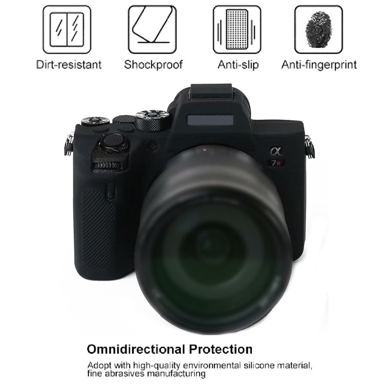 For Sony A7R4 Soft Silicone Protective Case, For Sony A7R4