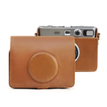 Retro Full Body Camera PU Leather Case Bag with Strap for FUJIFILM instax mini Evo, For FUJIFILM instax mini Evo Retro