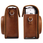 Retro Full Body Camera Leather Case Bag with Strap for FUJIFILM Instax mini 11, For FUJIFILM Instax mini 11