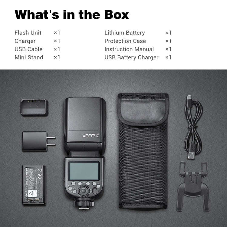 Godox V860 III-N 2.4GHz Wireless TTL II HSS Flash Speedlite for Nikon, V860 III-N for Nikon