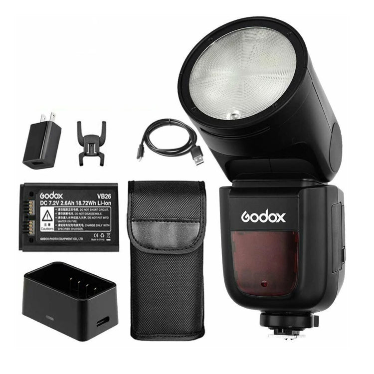 Godox V1C Round Head TTL Flash Speedlite for Canon, V1C for Canon