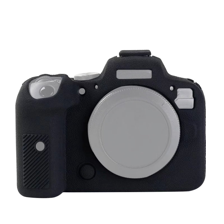 For Canon EOS R6 Litchi Texure Soft Silicone Case, For Canon EOS R6