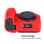 For Canon EOS R6 Litchi Texure Soft Silicone Case, For Canon EOS R6