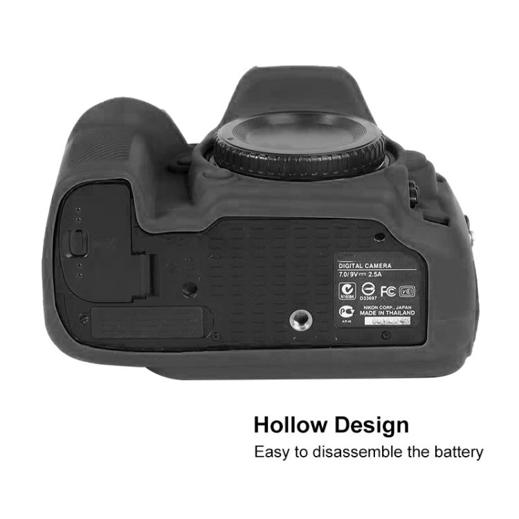 For Nikon D600 / D610 Soft Silicone Protective Case, For Nikon D600 / D610