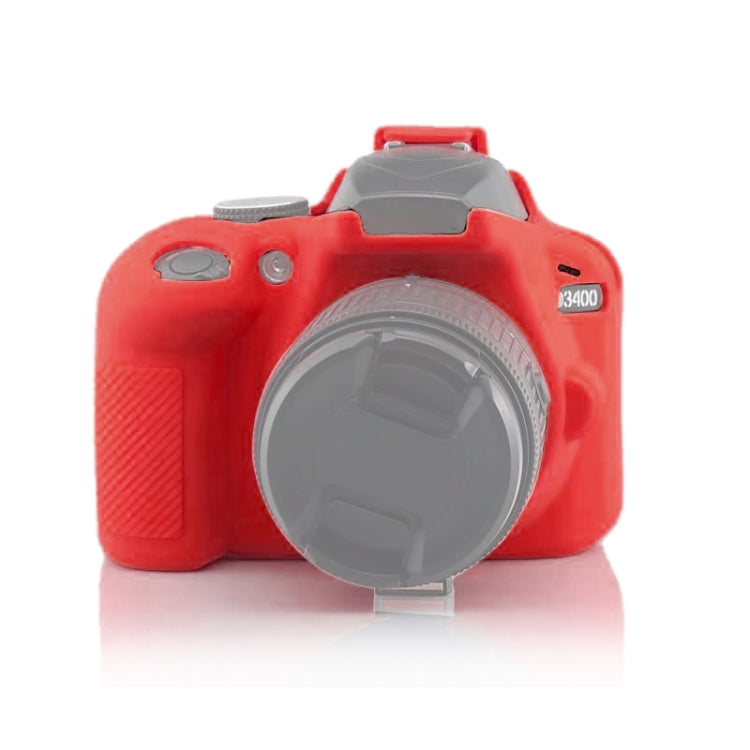 Soft Silicone Protective Case for Nikon D3400 / D3300, For Nikon D3400, For Nikon D3400 / D3300