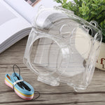 Protective Crystal Shell Case with Strap for FUJIFILM instax mini 7S, For FUJIFILM instax mini 7S