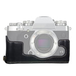 1/4 inch Thread PU Leather Camera Half Case Base for FUJIFILM X-T3/X-T2, For FUJIFILM X-T3