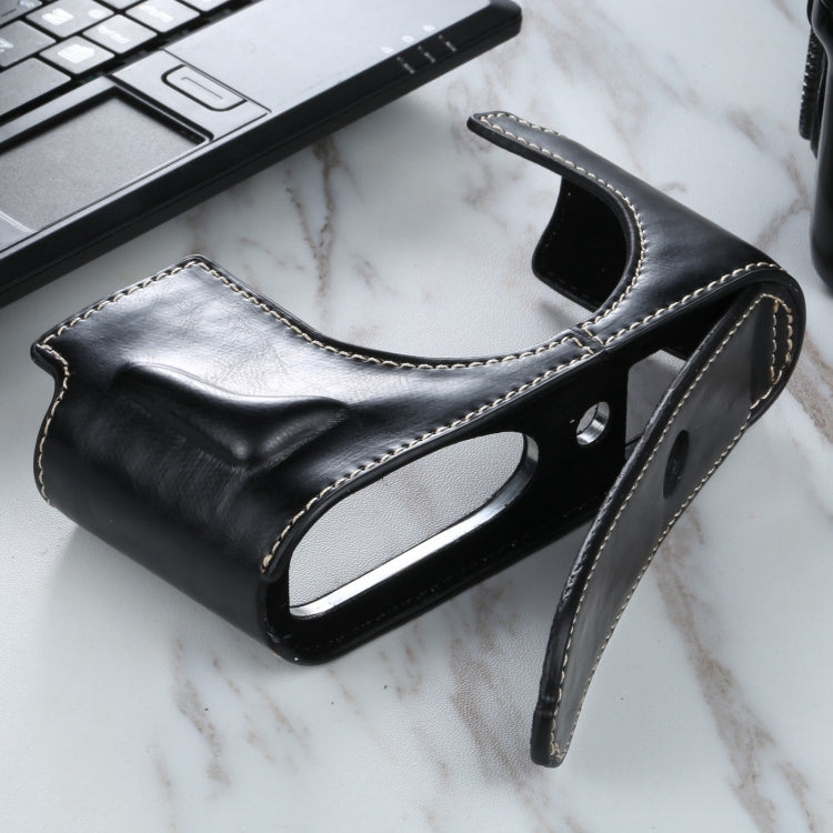 1/4 inch Thread PU Leather Camera Half Case Base for Leica Q2, For Leica Q2