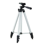 130cm 4-Section Folding Aluminum Alloy Tripod Mount with Three-Dimensional Head, L-3130 Black, L-3130 Champagne Gold, L-3130 Silver