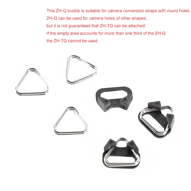 10 PCS BEXIN ZH-Q Camera Shoulder Strap Split Triangle Ring Hook, ZH-Q