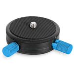BEXIN QR-02 360 Degree Rotation Quick Release Head Camera Tripod Base Plate, QR-02 360