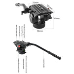 BEXIN VH-105 360 Degree Panorama Heavy Duty Tripod Action Fluid Drag Head, VH-105