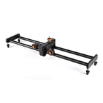 YELANGU L4X-BE YLG1817A 60cm Aluminum Alloy Splicing Slide Rail Track + 3-Wheel Video Pulley Rolling Dolly Car for SLR Cameras / Video Cameras, L4X-BE 60cm Rail Track + Dolly Car
