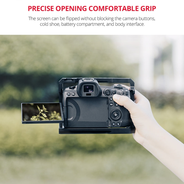 YELANGU C22-A YLG0334B-A Video Camera Cage Stabilizer for Canon EOS R5/R6/R, YLG0334B-A