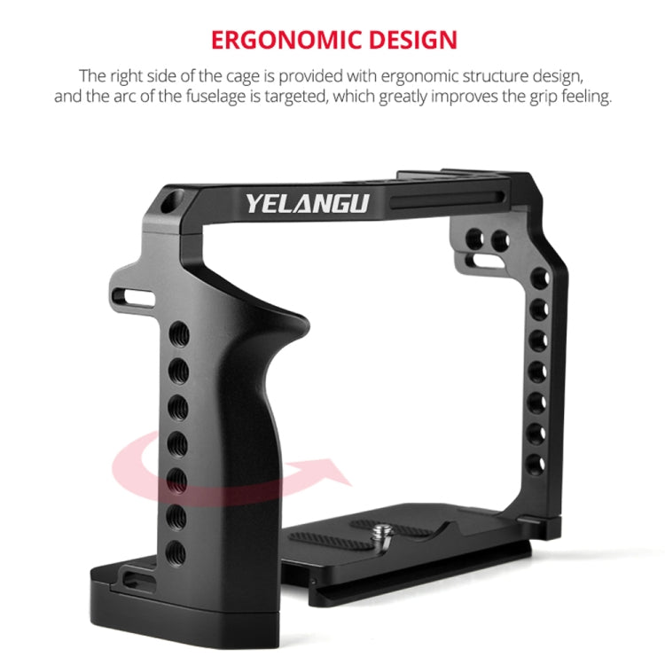 YELANGU C22-A YLG0334B-A Video Camera Cage Stabilizer for Canon EOS R5/R6/R, YLG0334B-A