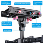 YELANGU S300 4 in 1 Multifunctional Rig + Dual Handheld Shoulder Rig + Monopod + Stabilizer for Cameras / SLR Cameras, Height Range: 63cm-170cm, YELANGU S300