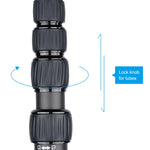 YELANGU S300 4 in 1 Multifunctional Rig + Dual Handheld Shoulder Rig + Monopod + Stabilizer for Cameras / SLR Cameras, Height Range: 63cm-170cm, YELANGU S300