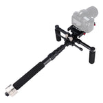 YELANGU S300 4 in 1 Multifunctional Rig + Dual Handheld Shoulder Rig + Monopod + Stabilizer for Cameras / SLR Cameras, Height Range: 63cm-170cm, YELANGU S300