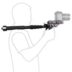 YELANGU S300 4 in 1 Multifunctional Rig + Dual Handheld Shoulder Rig + Monopod + Stabilizer for Cameras / SLR Cameras, Height Range: 63cm-170cm, YELANGU S300