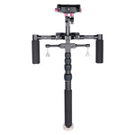 YELANGU S300 4 in 1 Multifunctional Rig + Dual Handheld Shoulder Rig + Monopod + Stabilizer for Cameras / SLR Cameras, Height Range: 63cm-170cm, YELANGU S300