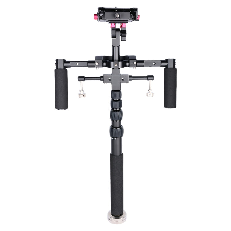 YELANGU S300 4 in 1 Multifunctional Rig + Dual Handheld Shoulder Rig + Monopod + Stabilizer for Cameras / SLR Cameras, Height Range: 63cm-170cm, YELANGU S300