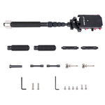 YELANGU S300 4 in 1 Multifunctional Rig + Dual Handheld Shoulder Rig + Monopod + Stabilizer for Cameras / SLR Cameras, Height Range: 63cm-170cm, YELANGU S300