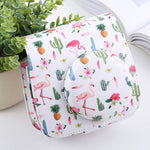 Cactus Flamingo Pattern Full Body Camera PU Leather Case Bag with Strap for FUJIFILM instax mini 9 / mini 8+ / mini 8, Cactus Flamingo