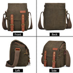 CADEN N1 Simple Retro Multifunctional Canvas Waterproof Digital Camera Photography Bag, N1 Simple Coffee, N1 Simple Beige White