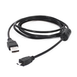 5 PCS 1.5m Mini 8 Pin USB to USB 2.0 Data Charging Cable for Nikon D5100 / D610, Mini 8 Pin USB
