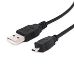 5 PCS 1.5m Mini 8 Pin USB to USB 2.0 Data Charging Cable for Nikon D5100 / D610, Mini 8 Pin USB