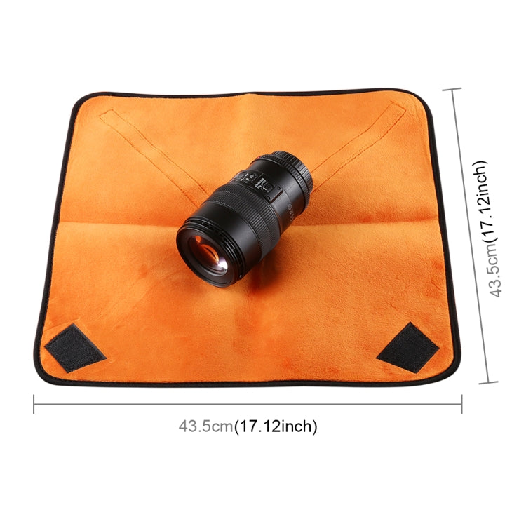 Hundred-folding Cloth Photography Camera SLR Liner Lens Bag Thickening Wrapped Cloth Plus Velvet, Size: 45x45cm, Size: 45x45cm