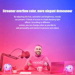 LUXCEO Mood2 RGB Atmosphere Fill Light Desktop Rhythm Pickup Lamp with Remote Control