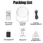 LUXCEO Mood2 RGB Atmosphere Fill Light Desktop Rhythm Pickup Lamp with Remote Control