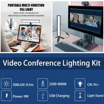 LUXCeO WS66 USB LED Live Video Light 2500K-9000K Bi-color Laptop Conference Fill Light, WS66